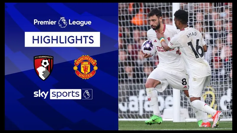 Bức ảnh trận đấu MU vs Bournemouth